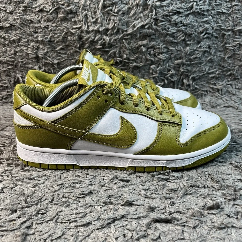 Nike Dunk Low Pacific Moss Mens Size 10.5 White DV0833 105